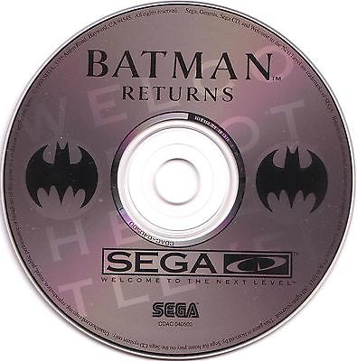 Disk in Clear Case AKA Batman Returns for the Sega CD