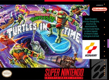 Turtles In Time SNES AKA Super Nintendo Teenage Mutant Ninja Turtles IV