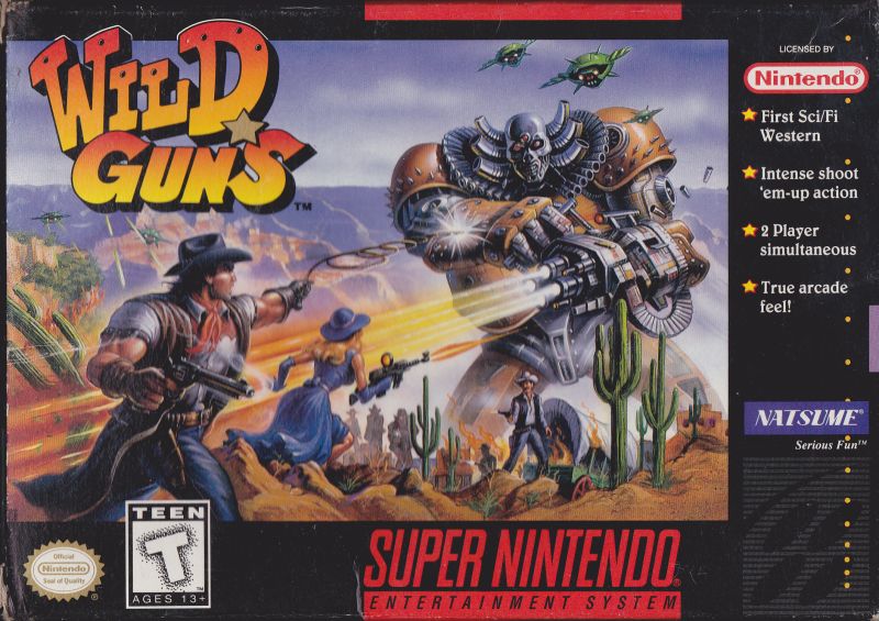 SNES Wild Guns AKA Super Nintendo Wild Guns