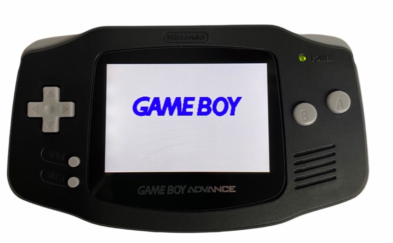 Black GBA Backlight LCD AKA Backlit Gameboy Advance Console Bundle