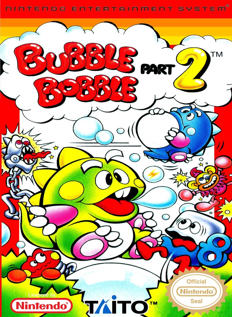 Original Nintendo Bubble Bobble 2 AKA NES Bubble Bobble 2