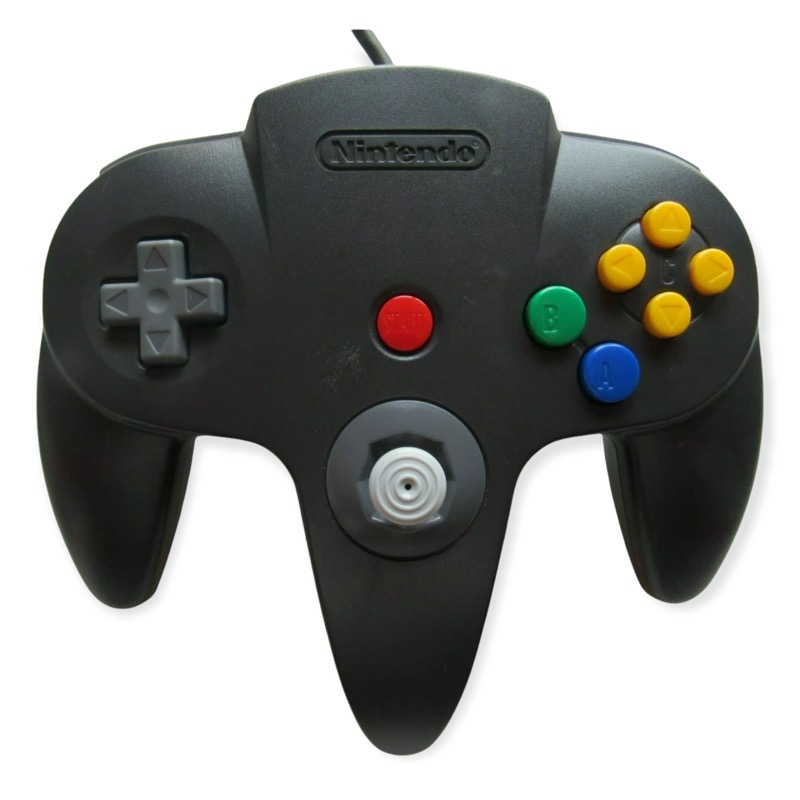Black AKA Genuine N64 Official Brand Nintendo 64 Controller