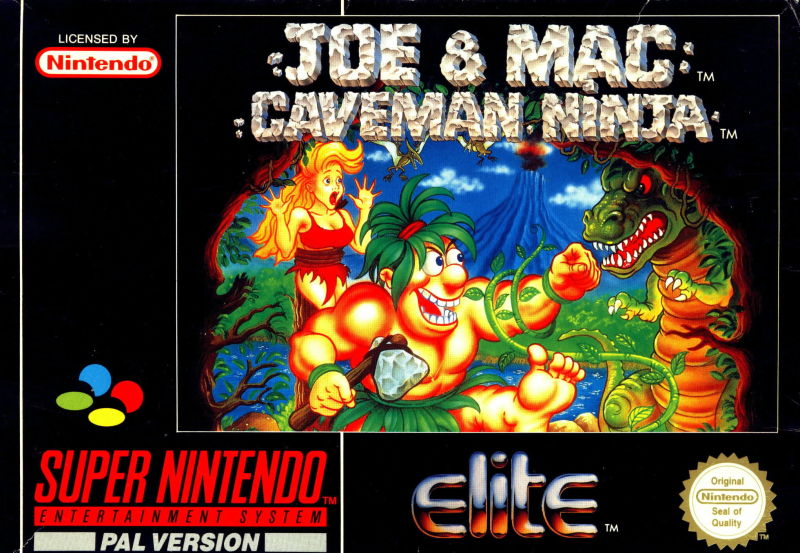 Joe and Mac Caveman Ninja Super Nintendo