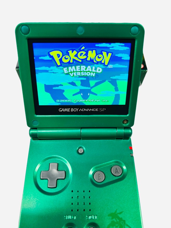Emerald Gameboy SP Bundle* AKA Limited Edition Gameboy Advance SP Rayquaza