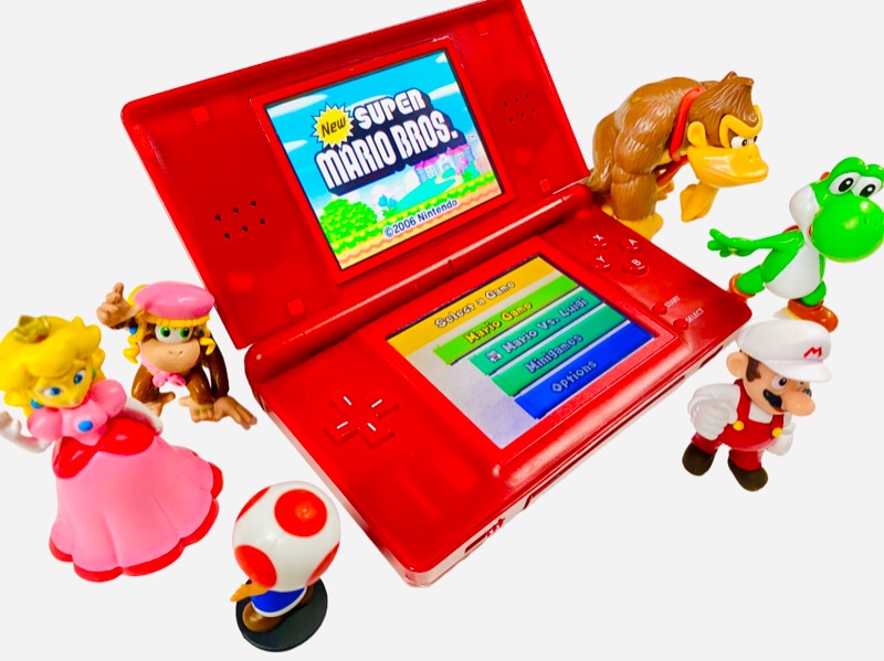 Limited Edition Red Mario Console* AKA Mario DS Lite