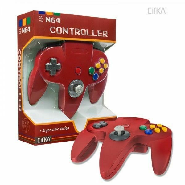 N64 Style Controller Red AKA Original Nintendo 64 Controller Red