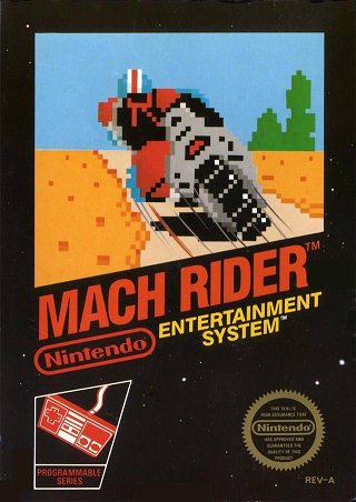 NES AKA Original Nintendo Mach Rider Pre-Played