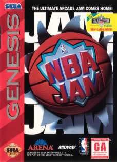 GENESIS AKA Sega Genesis NBA Jam Pre-Played