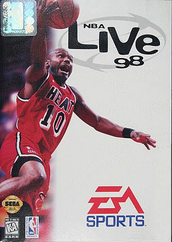 GEN AKA Sega Genesis NBA Live 98 Pre-Played