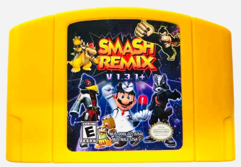 N64 Smash Remix v. 1.31* AKA Smash Remix N64 Cartridge