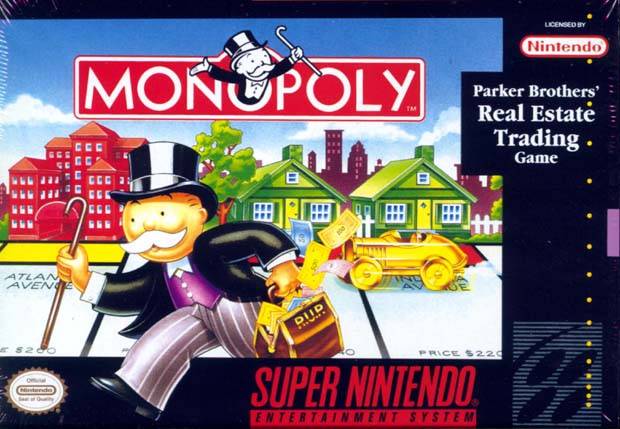SNES AKA Super Nintendo Monopoly (Cartridge Only)