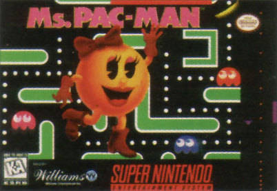 SNES Ms Pacman AKA Super Nintendo Ms. Pac-Man