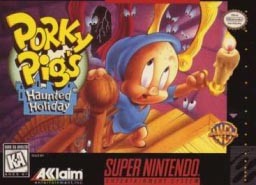 SNES AKA Super Nintendo Porky Pig's Haunted Holiday (Cartridge Only)