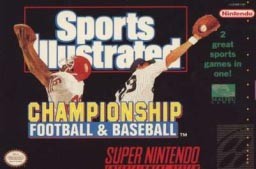 SNES AKA Super Nintendo Sports Illustratred Championship Football & Baseball (Cartridge Only)