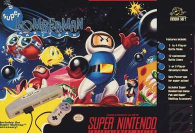 SNES Super Bomber Man AKA Super Nintendo Super Bomberman