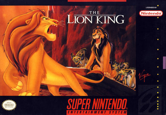 SNES Lion King AKA Super Nintendo The Lion King