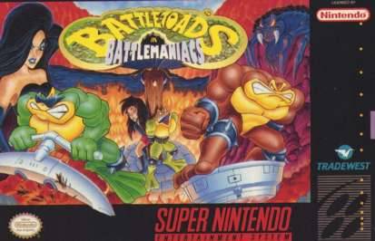 SNES Battletoads AKA Super Nintendo Battletoads in Battlemaniacs