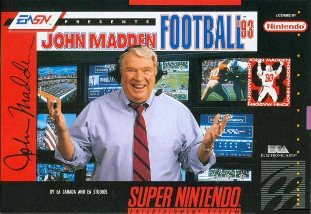 SNES AKA Super Nintendo John Madden Football '93 (Cartridge Only)