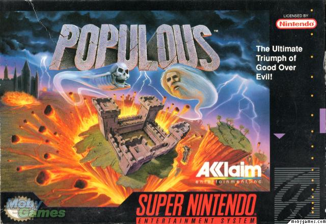 Super Nintendo Populous (Cartridge Only)