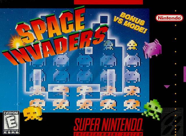 SNES Space Invaders AKA Super Nintendo Space Invaders