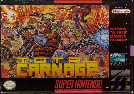 SNES AKA Super Nintendo Total Carnage (Cartridge Only)