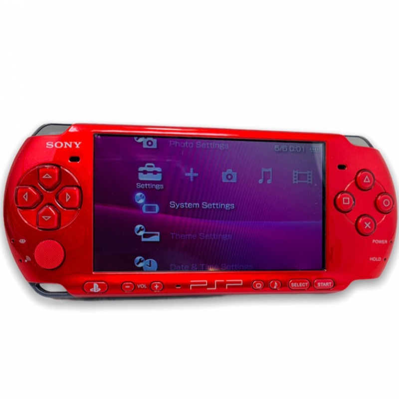 Radiant Red PSP 3000 AKA Red PSP 3000