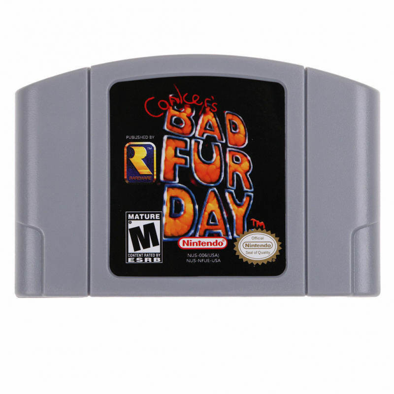 N64 Conkers Bad Fur Day AKA Nintendo 64 Conker's Bad Fur Day
