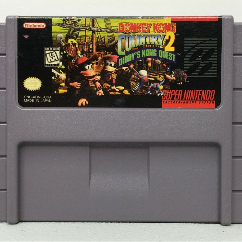 Game Only AKA Super Nintendo Donkey Kong Country 2 Diddy's Kong Quest SNES