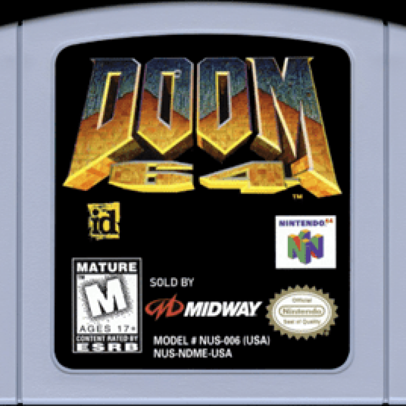 N64 Doom 64 AKA Nintendo 64 Doom 64