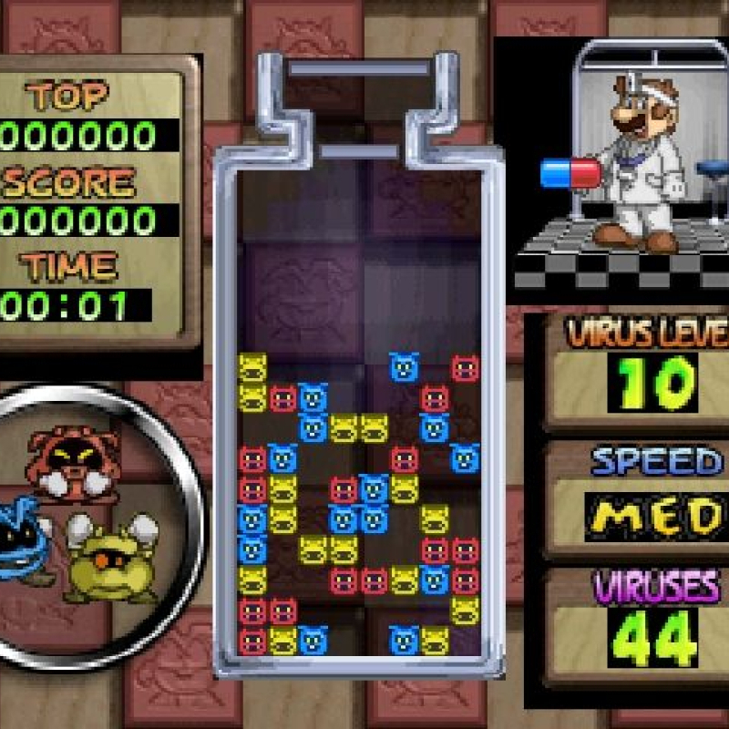 Nintendo 64 Doctor Mario 64 AKA N64 Dr. Mario 64