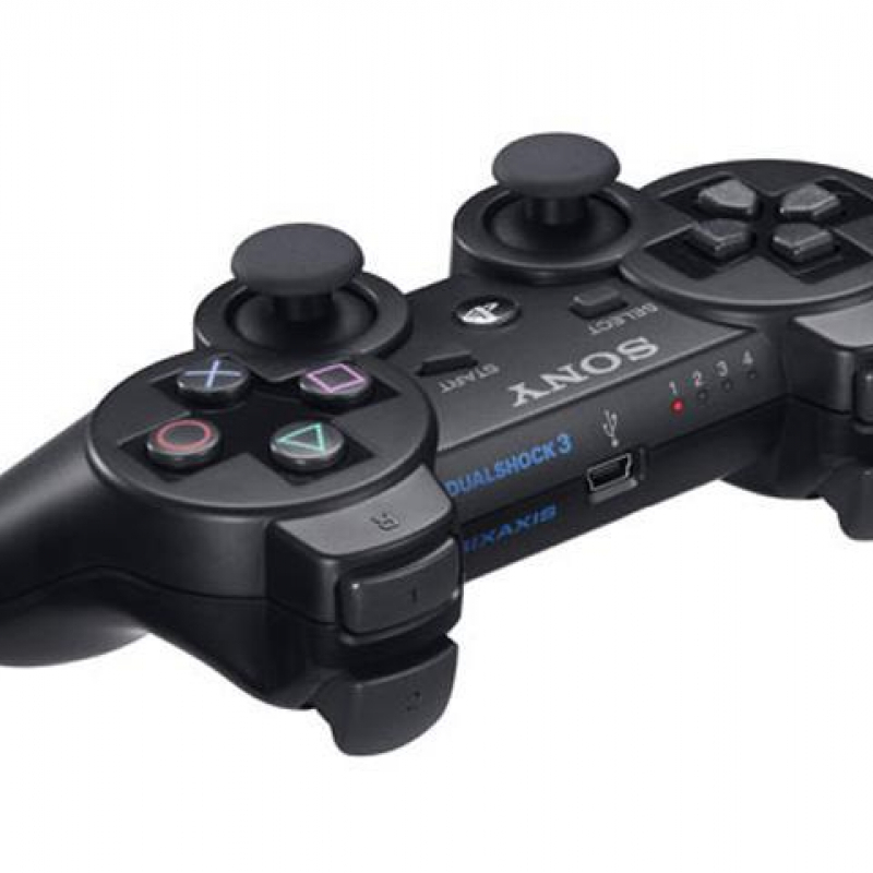 Black PS3 Dualshock 3 AKA Sony Dualshock 3 Controller