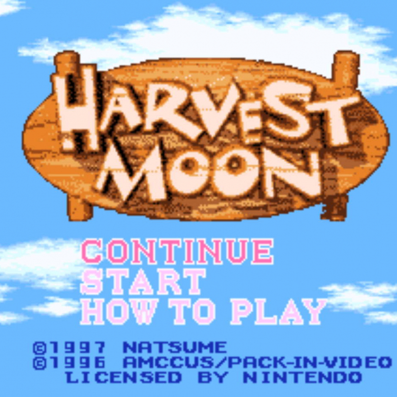 SNES Harvest Moon AKA Super Nintendo Harvest Moon