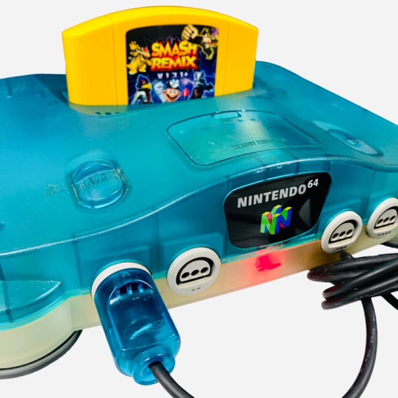 Nintendo 64 Ice Blue Limited Edition Bundle* AKA Ice Blue N64