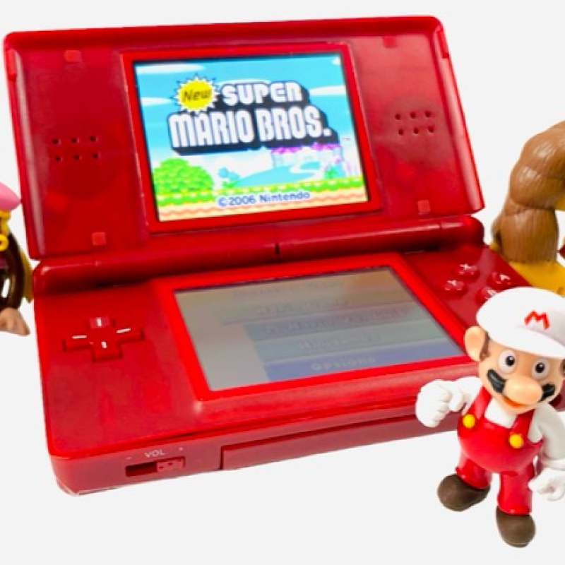 Limited Edition Red Mario Console* AKA Mario DS Lite