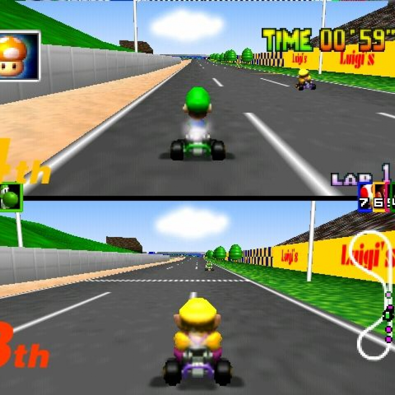 N64 Mario Kart 64 AKA Nintendo 64 Mario Kart 64