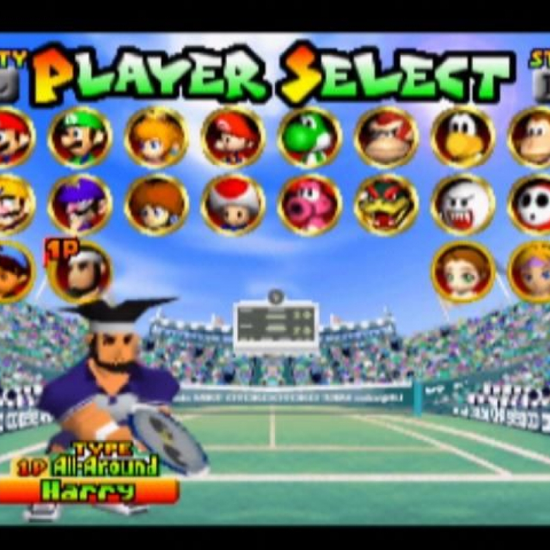 N64 Mario Tennis AKA Nintendo 64 Mario Tennis