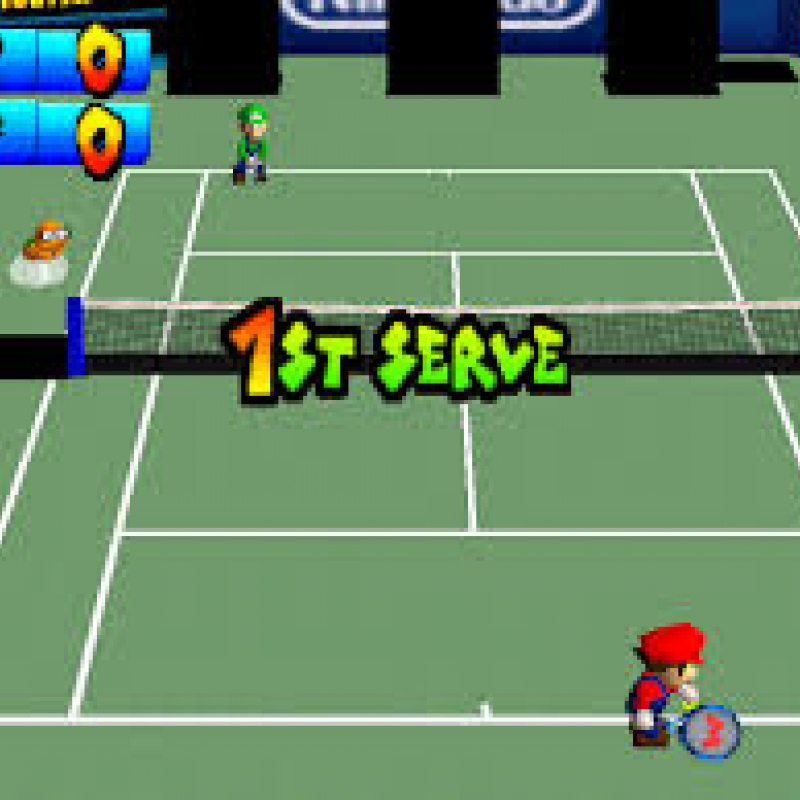 N64 Mario Tennis AKA Nintendo 64 Mario Tennis