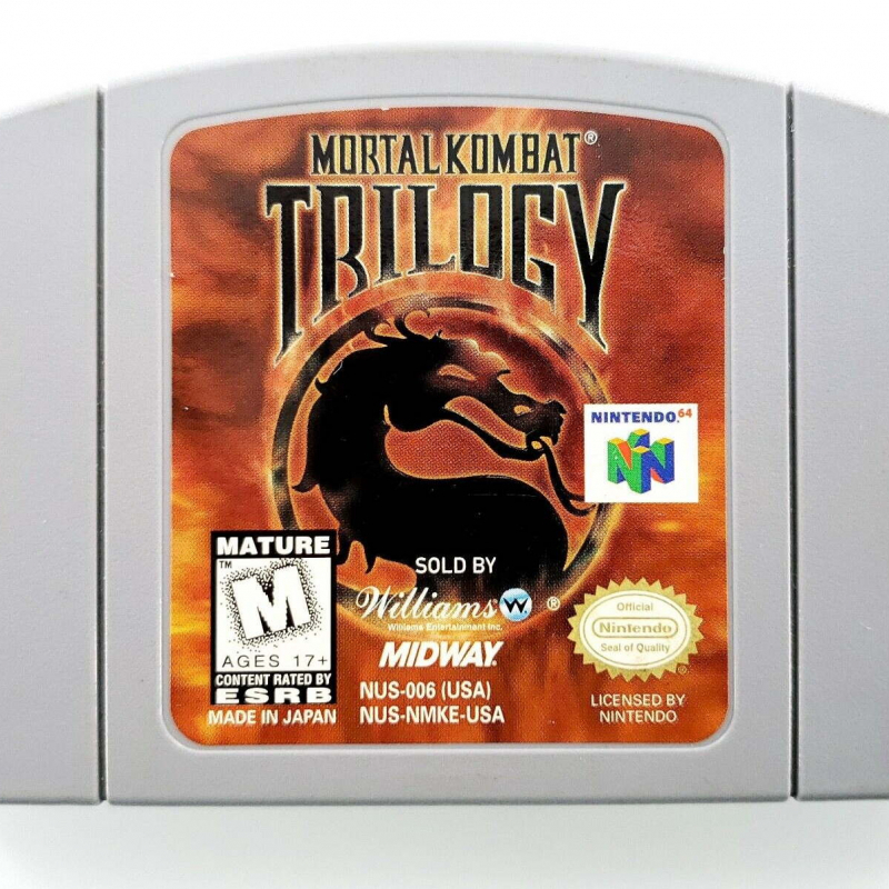 N64 MK Trilogy AKA Nintendo 64 Mortal Kombat Trilogy