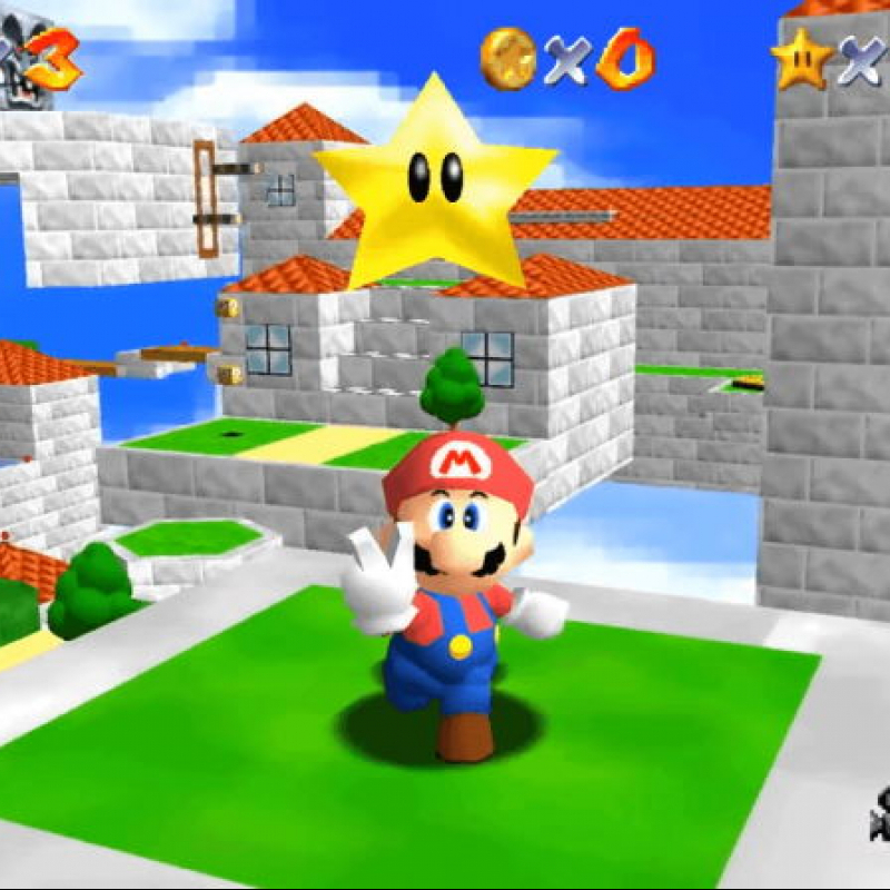 N64 Super Mario 64 AKA Nintendo 64 Super Mario 64