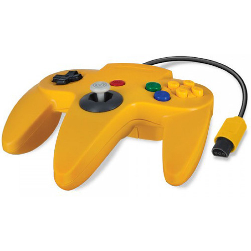 N64 Controller in Yellow AKA Original Style Nintendo 64 Controller Yellow