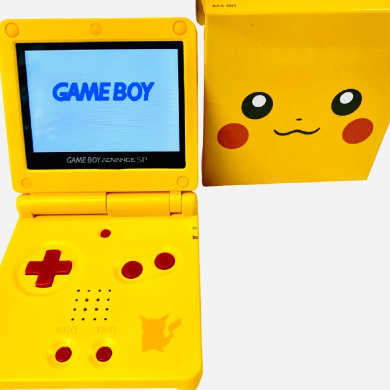 Gameboy Advance SP Pikachu Boxed* AKA Pikachu SP with Box