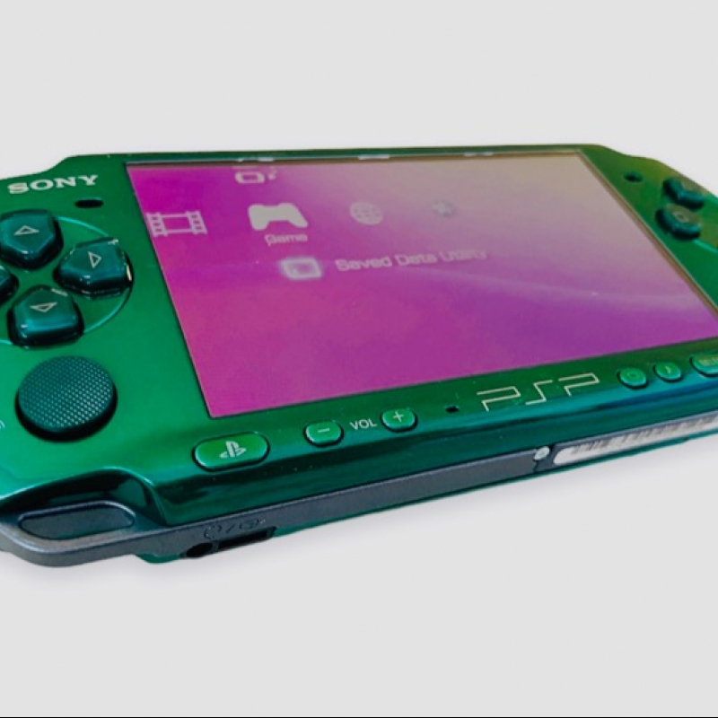 New Green PSP AKA PSP 3000 Modded Spirited Green Complete