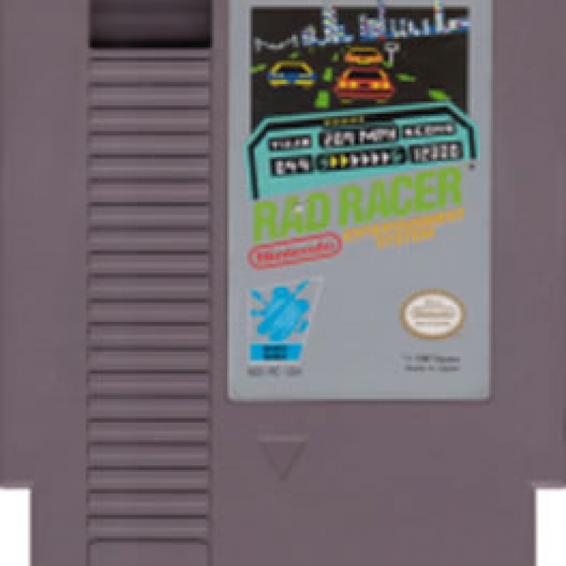 Original Release Cartridge AKA Nintendo NES Rad Racer