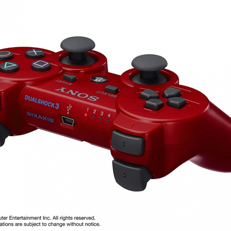 Playstation 3 Dualshock 3 in Red AKA Sony Red PS3 Controller