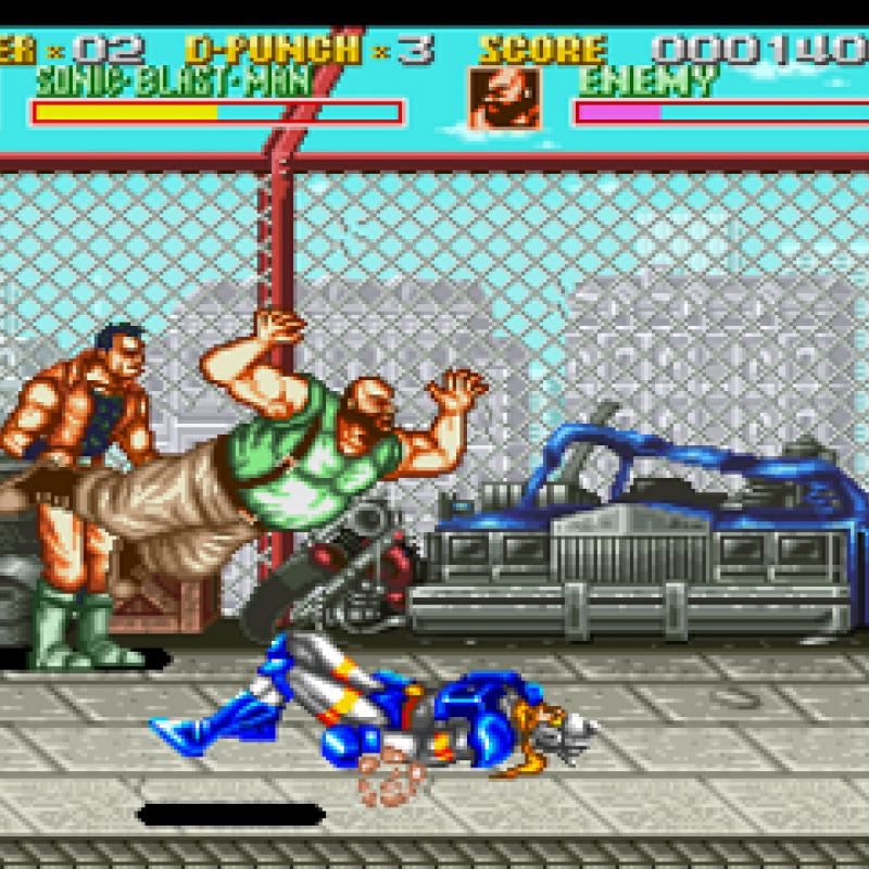 Game Only AKA Super Nintendo Sonic Blast Man 2