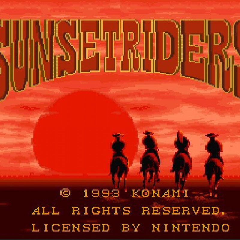 SNES Sunset Riders AKA Sunset Riders Super Nintendo