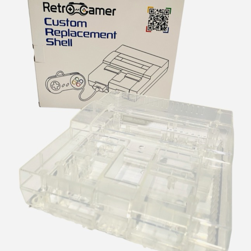 Clear SNES Shell AKA Super Nintendo Replacement Shell