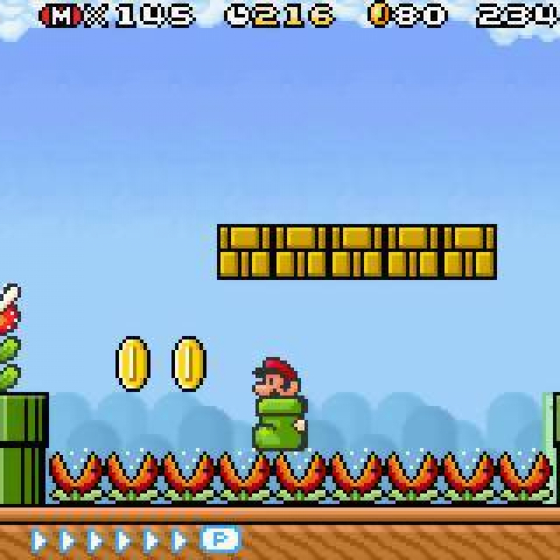 Gameboy Advance AKA Super Mario Advance 4 Super Mario Bros 3