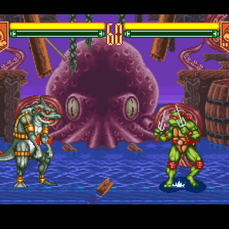 SNES AKA Super Nintendo Teenage Mutant Ninja Turtles Tournament Fighters