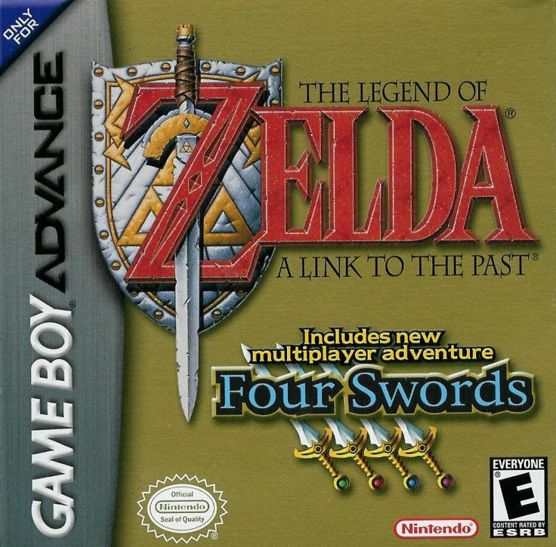 Gameboy Advance AKA The Legend of Zelda: A Link to the Past Four Swords
